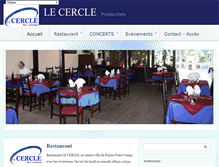 Tablet Screenshot of le-cercle-pointe-noire.com